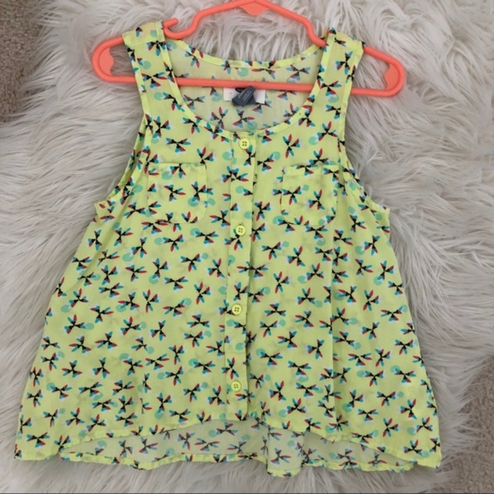 Old Navy Button Down Swing Tank